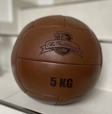 Paffen Sport - Vintage Retro Medizinball + 5 kg + Leder + NEU + TOP