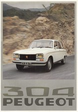 PEUGEOT 304 Limousine Break S GL SL Prospekt Brochure 1976 47