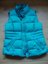 Wattierte Jacke / Weste petrol grün Gr. 38 v. ESPRIT