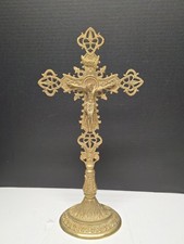Antique Brass Catholic Church