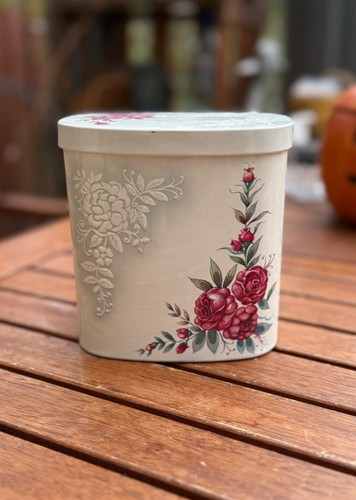 Blechdose eduscho vintage - blechdose,