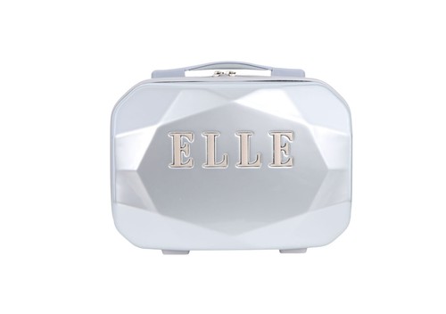 Elle diamond beautycase - beautycase, silver