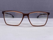 ic Berlin Brille Herren Braun groß Eckig L Axis NP:499€