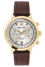 Gigandet Herren Chronograph Edelstahl Datum Silber - Tramelan G10 - G10-005