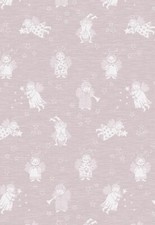 Gläsertuch "Engel" mauve