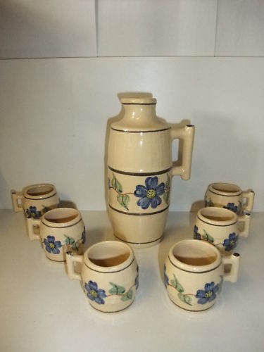 Konvolut keramik set likör - keramik,