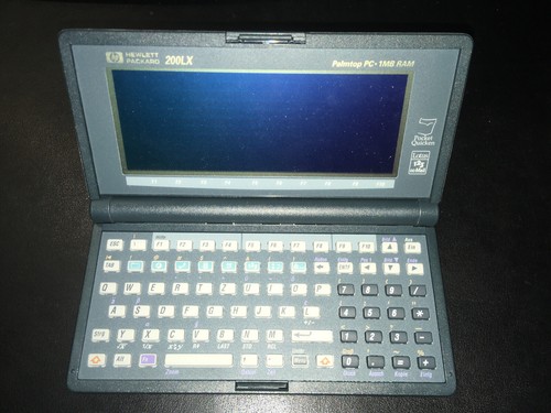Hewlett packard 200lx - packard, dos