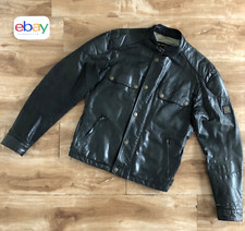Belstaff THUNDERBOLT AIR vent leather jacket,  GoldLabel, antique black, size M