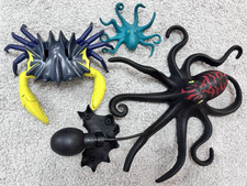 Playmobil 4291  Riesenkrake mit Baby + weitere Krake und 4804 Riesen Krebs