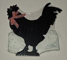 Schreibtafel - Kreidetafel - Hahn Tafel mit Fuss ca. 18×19