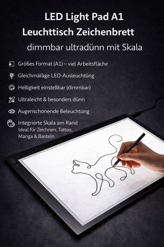 Led light pad leuchttisch - led,