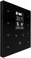 Interra iX2 - 2" Touchpanel, KNX, Wandmontage, 2-4-8 Tasten, LCD-Display, schwar