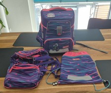 Step by Step SPACE Schulranzen-3er Set "Shiny Dolphins" Turnbeutel, Sporttasche