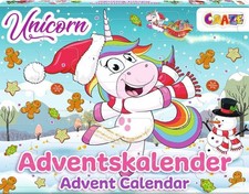 Craze Adventskalender Unicorn Kinder mit Einhornfiguren und Haaraccessoires