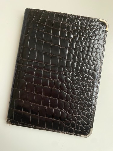 Vintage geldbörse aus - vintage, echtem