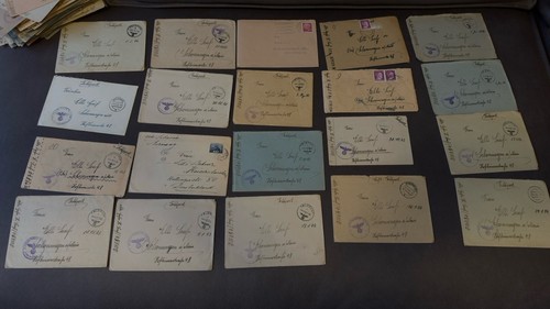 125x feldpost umschläge wk2 - umschläge,