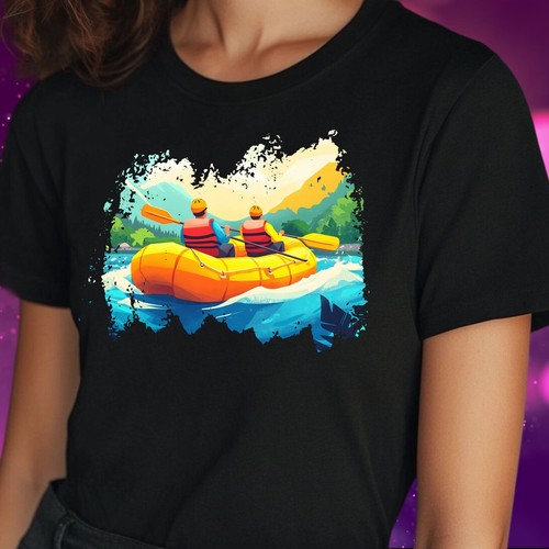 Shirt frauen rafting boot - t-shirt,