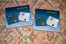 Taschenrechner, (Minitaschenrechner), 2 Stück, weiß