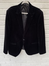 M&S Herren Sakko 48R Schwarz