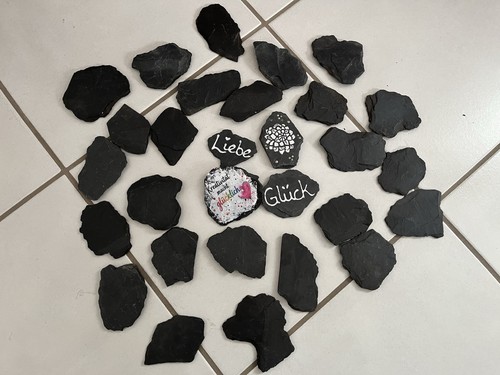 25x schiefer bruchstücke zum - 25x,