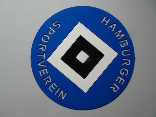 Hsv hamburg logo schild - logo,
