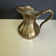 Massiv Messing Vase Kanne Krug Messingkanne H ca. 12,5 cm 580 Gr