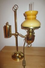 Ahlemann + Schlatter Petroleumlampe Messing Vintage maritim Tischlampe