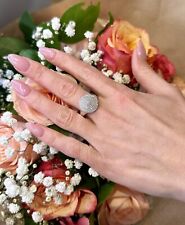 Wunderschöner Pavé Brillantring * 585/14K * 0,5ct. * Gr. 57