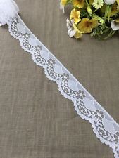 Spitzenband Spitzenborte weiß zum nähen Zierband Spitze Hochzeit Tüllspitze