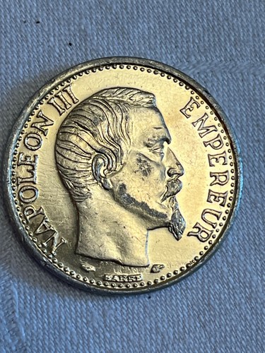 Münze aluminium napoleon iii - napoleon,