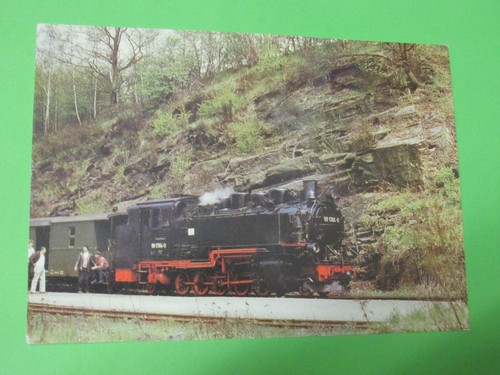 Ddr postkarte eisenbahn - ddr,