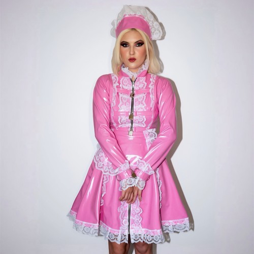 Misfitz sexy rosa pvc - misfitz,