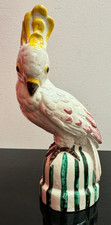 Art Déco Keramikfigur Kakadu