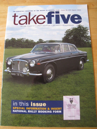 Take five magazine aug 2003 - magazine,