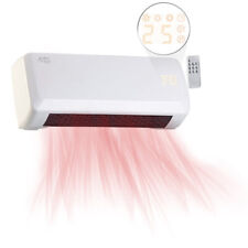 Sichler Kompakter Wandheizlüfter mit digitalem Thermostat, Timer, 2.000 W