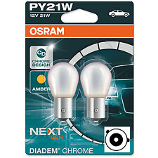 Osram Diadem BAU15s Chrombirnen für Blinker Rückleuchten versetze Pins