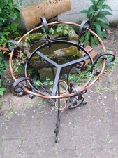 Super schöner alter Blumenständer Eisen rund um 1910 Jugendstil Schorndorf