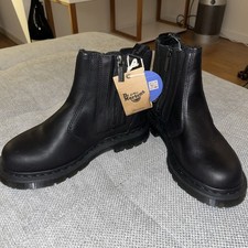 Dr. Martens 2976 Alyson  Gr:37/ W/Zips  Damen Chelsea Boots Schwarz neu Uvp:200€
