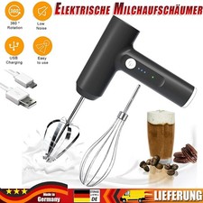 Elektrische Milchaufschäumer Handheld Milchschäumer Stab Eiermixer Getränkemixer