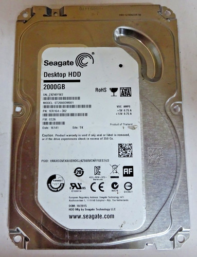 Seagate st2000dm001 hdd sata - seagate,