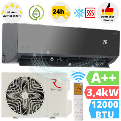 Rotenso elis black klimaanlage - rotenso,