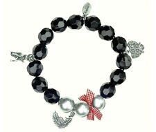 Spiegelburg REBELLA Armband "Fancy!" Mit Metall-Anhängern & roter Schlaufe 93078