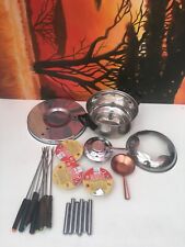 Fondueset Fondue Set Topf Fonduegabeln Pastenbrenner Gebraucht