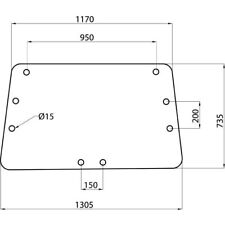 Heckscheibe oben für IHC