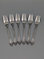 Versilbertes Kuchengabel Set