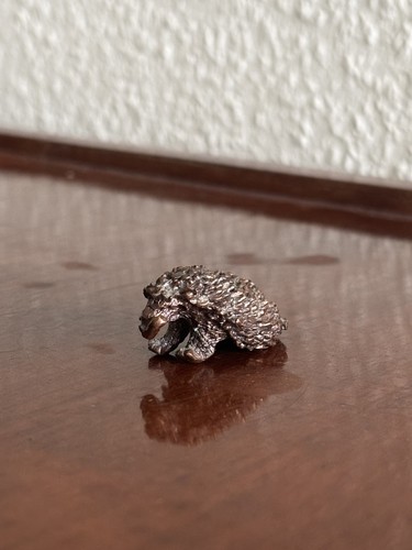 Vintage bronze igel figur - bronze, •