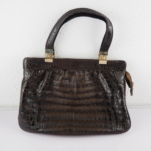 Vintage handtasche kroko optik - vintage,