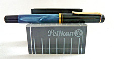 PELIKAN  M 200 Füller blau marmoriert old Style  # 1988-1997 # (1610)
