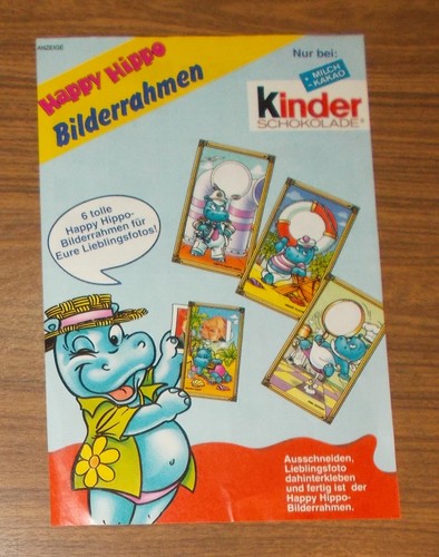Seltene werbung ferrero - seltene, kinder