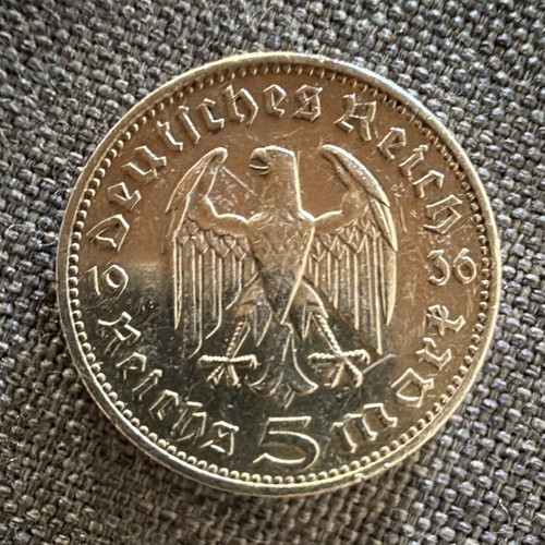 Reichsmark 1936 silbermünze - 5,